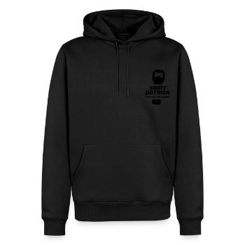 St Patrick Nice day for a geek - Men’s Premium Organic Hoodie - black - Front - Nico (187cm)