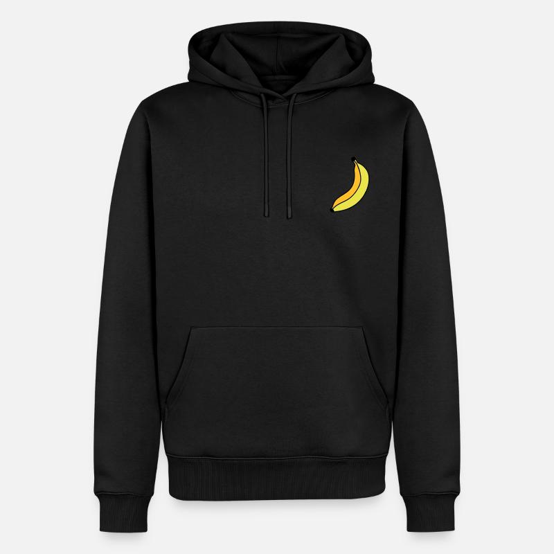 Banane - Männer Premium Bio Hoodie - Schwarz