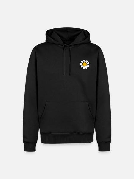Daisy - Men’s Premium Organic Hoodie - black