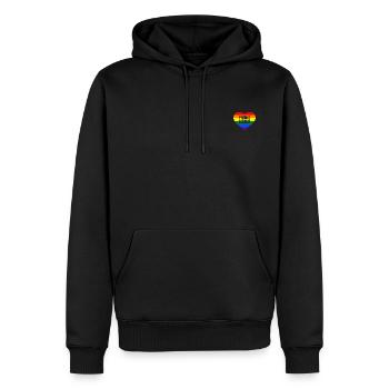 Proud Sister - Männer Premium Bio Hoodie - Schwarz - Vorne - Nico (187cm)