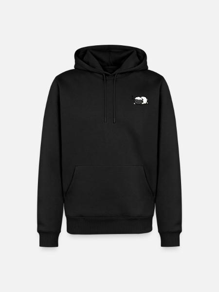 Sleeping lamb - Men’s Premium Organic Hoodie - black