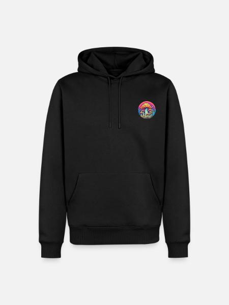 PILZ - Männer Premium Bio Hoodie - Schwarz