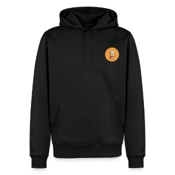 Sushi Chef - Sweat à capuche Premium bio Homme - noir - Devant - Nico (187cm)