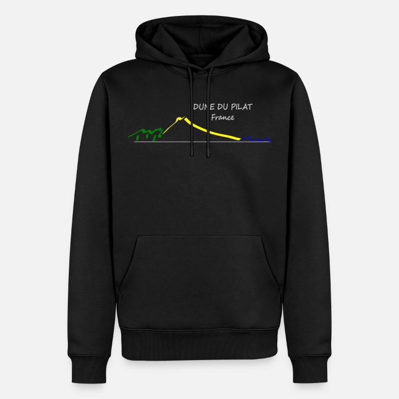 DUNE DER PILAT-ZEICHNUNG - Männer Premium Bio Hoodie - undefined