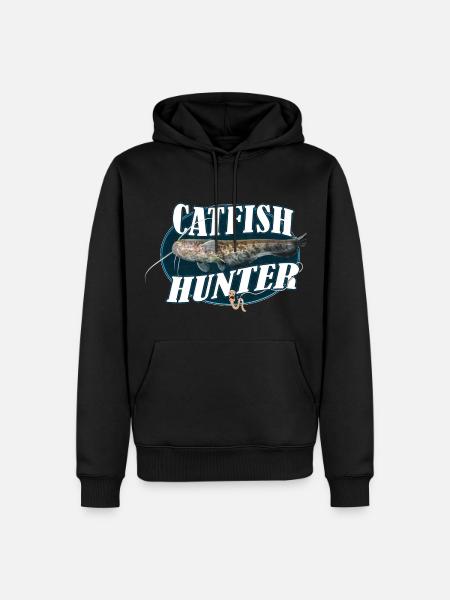 Catfish hunter - Men’s Premium Organic Hoodie - black