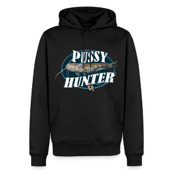 Welsjäger - Männer Premium Bio Hoodie - Schwarz - Vorne - Nico (187cm)