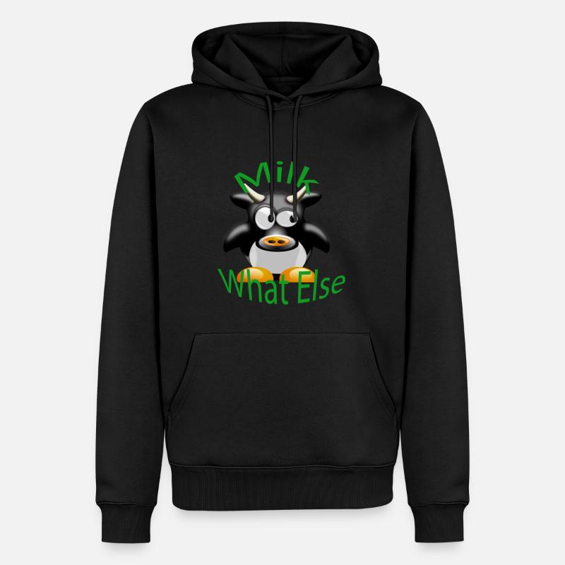Kuh what Else - Männer Premium Bio Hoodie - undefined