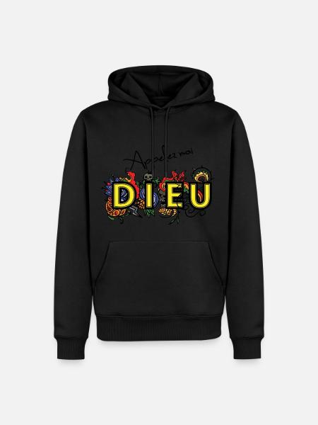 appelez-moi DIEU - Sweat à capuche Premium bio Homme - 