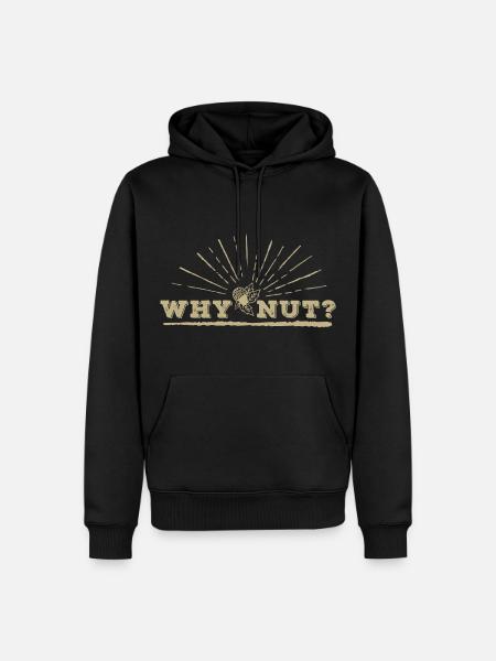 Automne Eichel Drôle - Sweat à capuche Premium bio Homme - noir