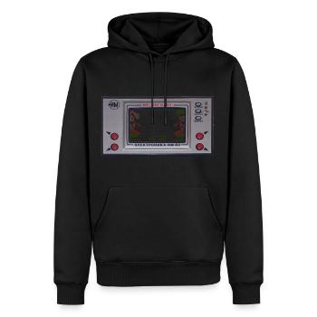 Nu Pogodi Spielekonsole - Männer Premium Bio Hoodie - Schwarz - Vorne - Nico (187cm)