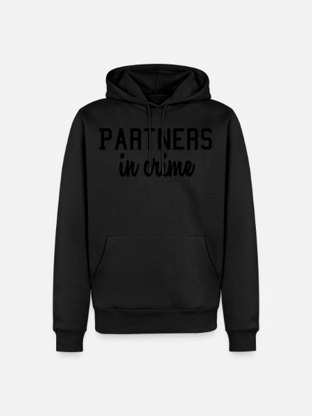 Partner in Verbrechen - Männer Premium Bio Hoodie -