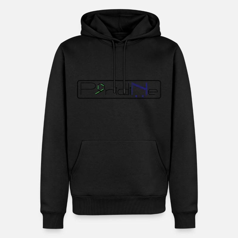 Pyridin - Männer Premium Bio Hoodie - Schwarz