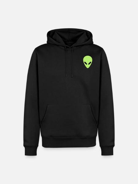 EXTRATERRESTRE - Sweat à capuche Premium bio Homme - noir