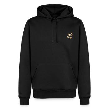 Goldener Ast - Männer Premium Bio Hoodie - Schwarz - Vorne - Nico (187cm)