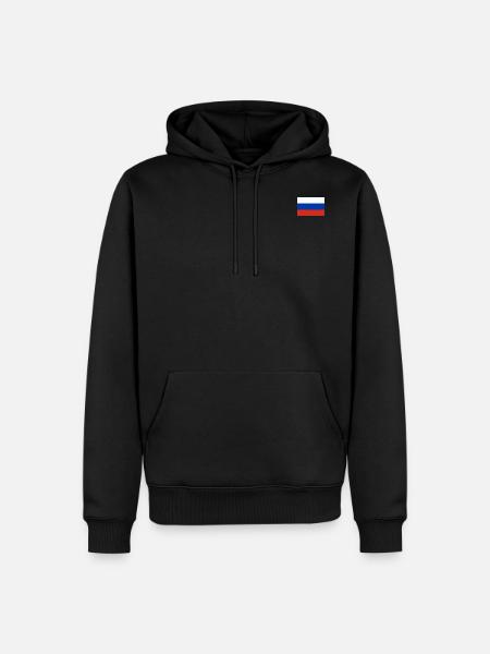 La russie - Sweat à capuche Premium bio Homme - noir