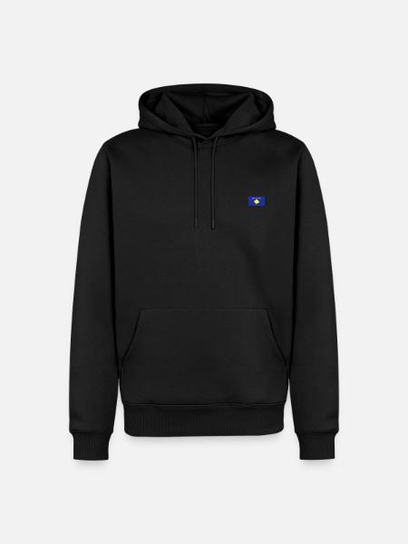 Kosovo Flag - Men’s Premium Organic Hoodie - black