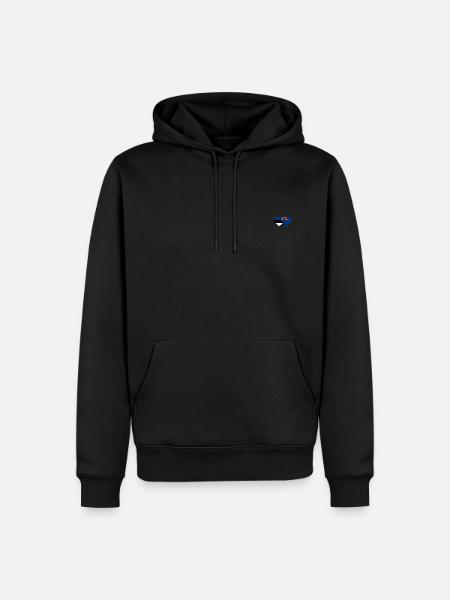 Estonie Drapeau néo-zélandais utilisé - Sweat à capuche Premium bio Homme - noir