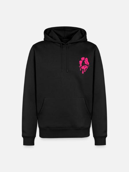 trottinette - Sweat à capuche Premium bio Homme - noir
