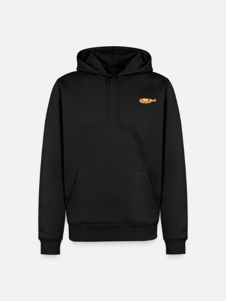 Whole pizza small - Men’s Premium Organic Hoodie - black