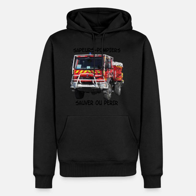 ccf sauver ou perir - Sweat à capuche Premium bio Homme - noir