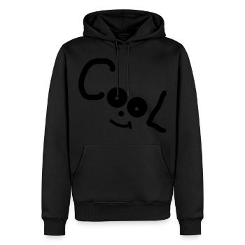 Refroidir - Sweat à capuche Premium bio Homme - noir - Devant - Nico (187cm)