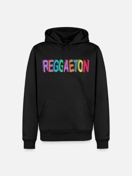 Reggaeton - Men’s Premium Organic Hoodie - black