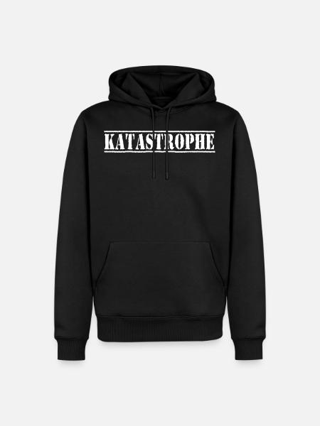 Katastrophe - Männer Premium Bio Hoodie - Schwarz