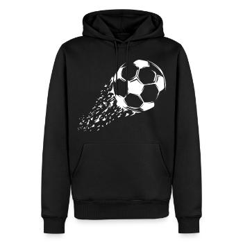 rakete fußball sport soccer cl Bundesliga Symbol - Männer Premium Bio Hoodie - Schwarz - Vorne - Nico (187cm)