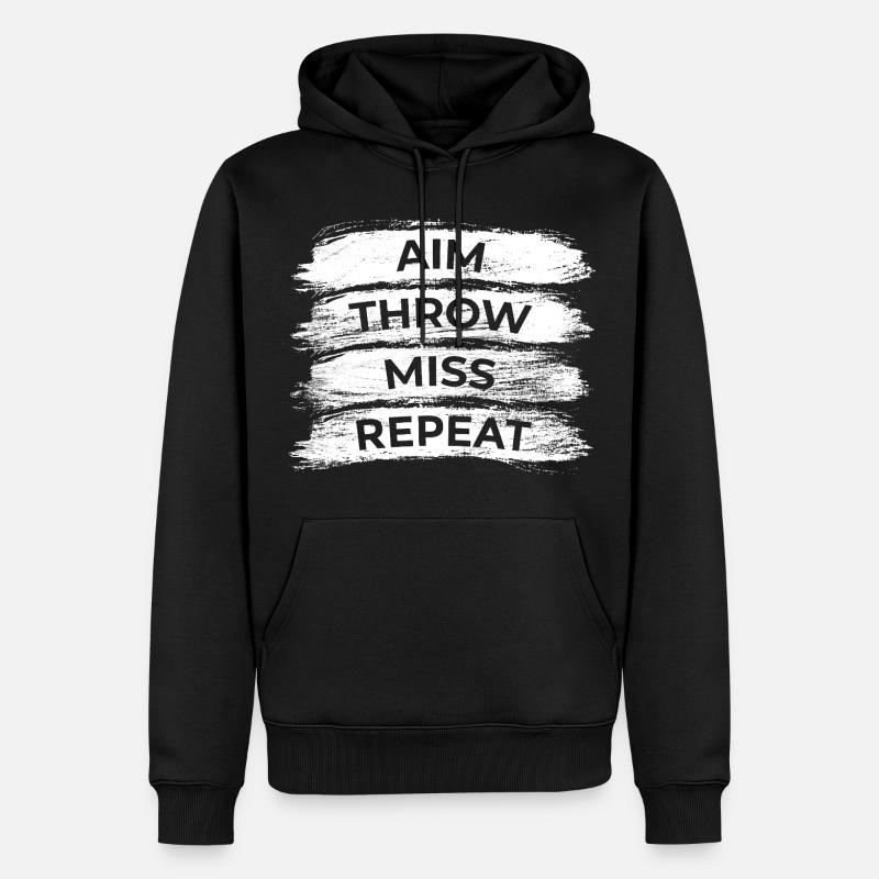 Techniques de fléchettes - Sweat à capuche Premium bio Homme - noir