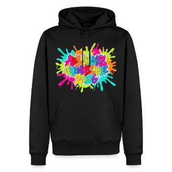 Grundschule Abschluss 2026 - Männer Premium Bio Hoodie - Schwarz - Vorne - Nico (187cm)