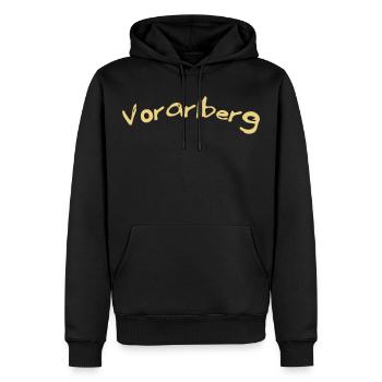Vorarlberg pride Ländle gsi home Autriche - Sweat à capuche Premium bio Homme - noir - Devant - Nico (187cm)