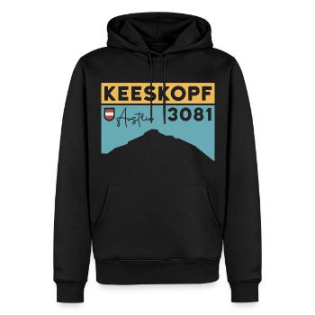 Keekopf Petzeck Schobergruppe Bergtour Hohe Tauern - Männer Premium Bio Hoodie - Schwarz - Vorne - Nico (187cm)