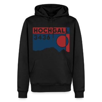 Hochgall Skitour Bergtour Normalweg Berg Andenken - Männer Premium Bio Hoodie - Schwarz - Vorne - Nico (187cm)