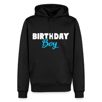 Birthday Boy Jungen Geburtstag - Männer Premium Bio Hoodie - Schwarz - Vorne - Nico (187cm)