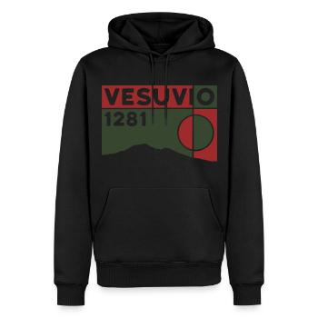 Wandern Vesuv Vesuvio Neapel Vulkan Berg Souvenir - Männer Premium Bio Hoodie - Schwarz - Vorne - Nico (187cm)