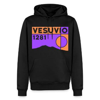 Wandern Vesuv Vesuvio Neapel Vulkan Berg Souvenirs - Männer Premium Bio Hoodie - Schwarz - Vorne - Nico (187cm)