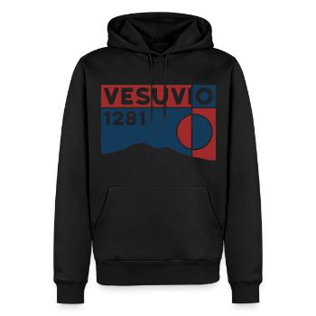Wandern Vesuv Vesuvio Neapel Vulkan Berg Souvenir - Männer Premium Bio Hoodie - Schwarz - Vorne - Nico (187cm)