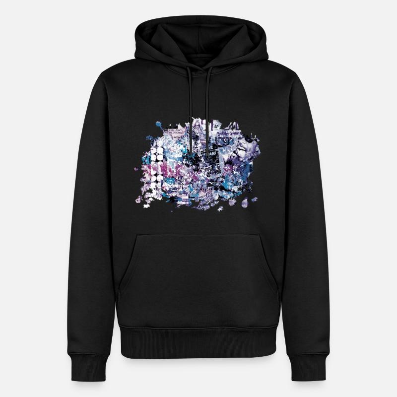 Éclabousser!!! - Sweat à capuche Premium bio Homme - noir
