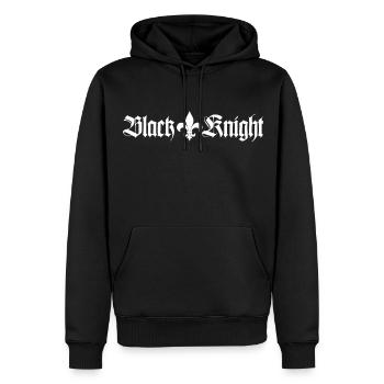 Schwarzer Ritter - Männer Premium Bio Hoodie - Schwarz - Vorne - Nico (187cm)