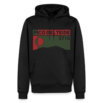 Pico del Teide Besteigen Wanderung Höhe Teneriffa - Männer Premium Bio Hoodie - Schwarz - Vorne - Nico (187cm)