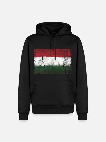 Hungary - Men’s Premium Organic Hoodie - black