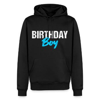 Birthday Boy - Männer Premium Bio Hoodie - Schwarz - Vorne - Nico (187cm)