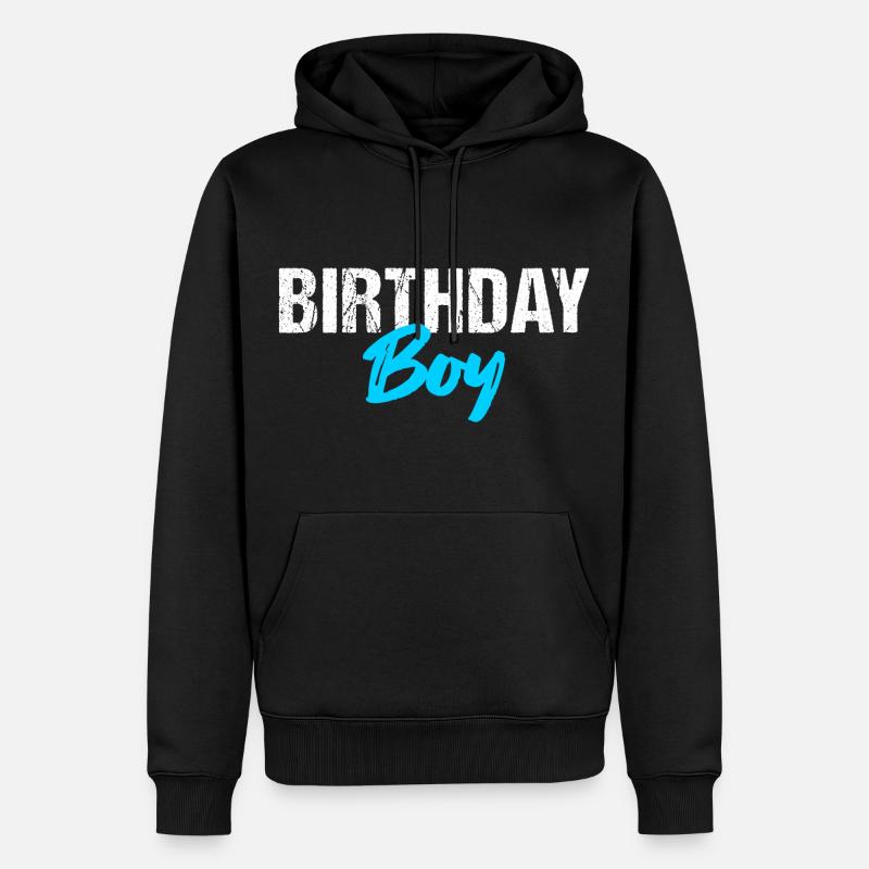 Garçon d’anniversaire - Sweat à capuche Premium bio Homme - noir