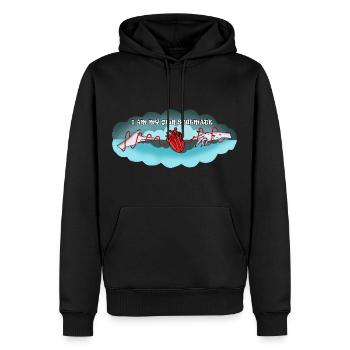 My own Soulmate - Männer Premium Bio Hoodie - Schwarz - Vorne - Nico (187cm)