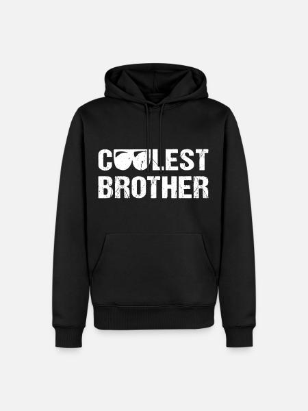 Cooles Brother Cool Bruder - Men’s Premium Organic Hoodie - black