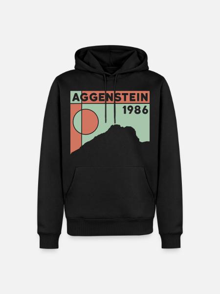 Aggenstein Berg Gipfel Tour Wandern Wanderung Grän - Männer Premium Bio Hoodie - Schwarz