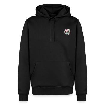 Graffity Football - Sweat à capuche Premium bio Homme - noir - Devant - Nico (187cm)
