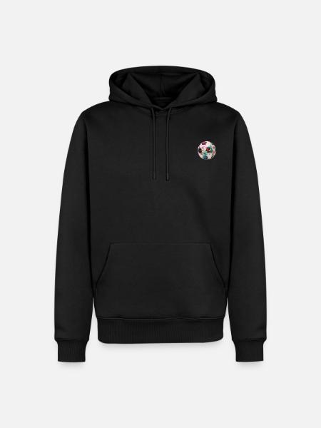 Graffity Fußball - Männer Premium Bio Hoodie - Schwarz