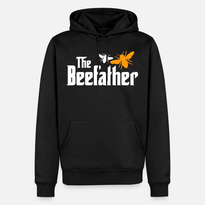 The Beefather - Männer Premium Bio Hoodie - Schwarz