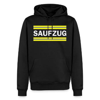 Saufzug Karneval Feuerwehr Kostüm - Männer Premium Bio Hoodie - Schwarz - Vorne - Nico (187cm)